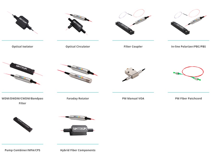 Discover premium Fiber Optics components at SIMTRUM.