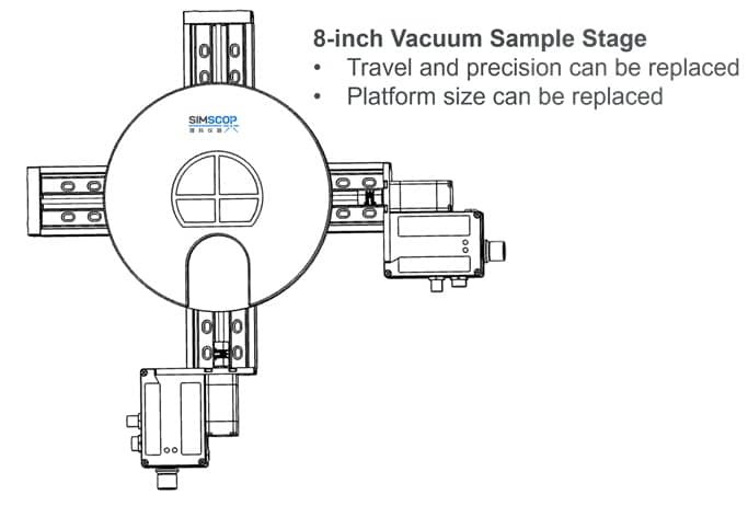 8-inch Vacuum Sample Stage